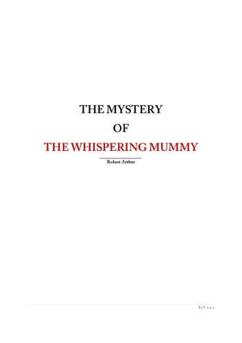 The Mystery of the Whispering Mummy (Alfred Hitchcock and The Three Investigators, Book 3)