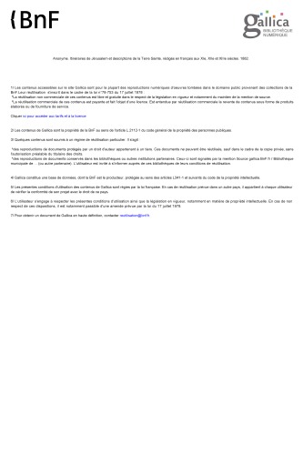 Itinéraires à Jérusalem et descriptions de la Terre Sainte rédigés en français aux XIe, XIIe & XIIIe siècles