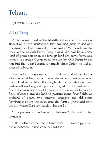 Tehanu (The Earthsea Cycle, Book 4)