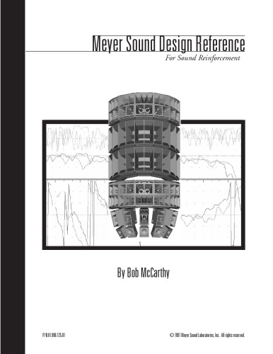 meyer sound design reference (for sound reinforcement)