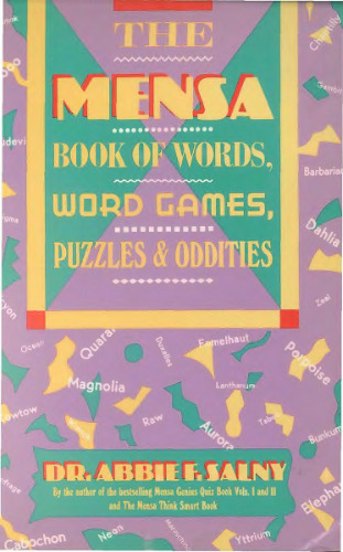 The Mensa Book of Words, Word Games, Puzzles, & Oddities