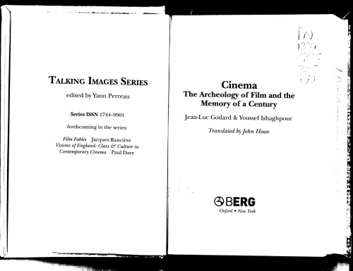 Cinema: The Archaeology of Film and the Memory of A Century (Talking Images Series)