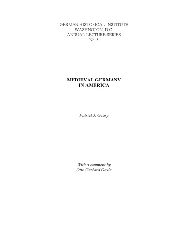 Medieval Germany in America