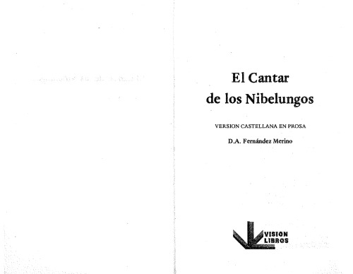 El cantar de los Nibelungos
