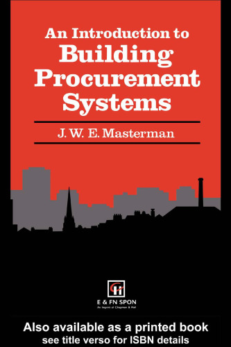 An Introduction to Building Procurement Systems