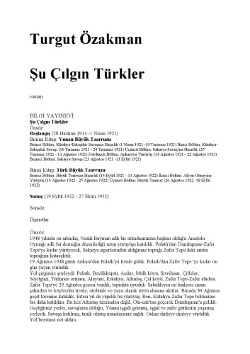Şu Çılgın Türkler
