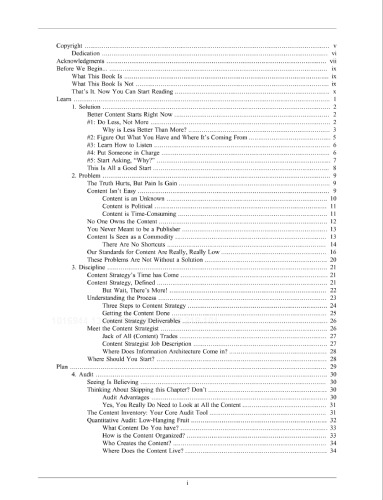 Content Strategy for the Web