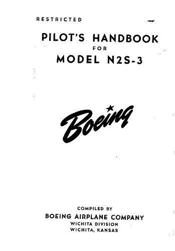 Pilot’s Handbook for Model N2S-3