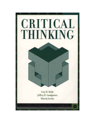 Critical Thinking (UOP Custom)