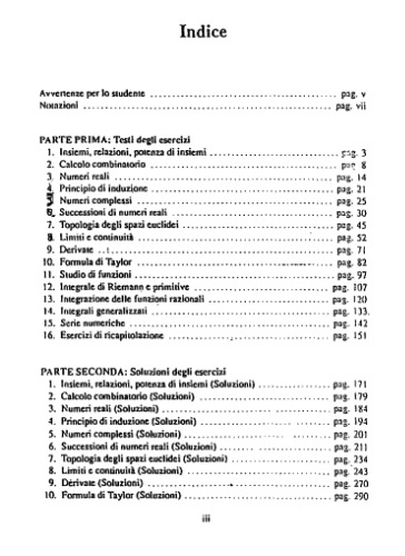 Esercizi di analisi matematica 1