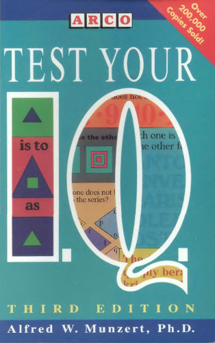 Test Your I.Q. (Arco Test-Prep Your IQ)