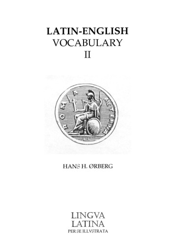Pars II: Latin-English Vocabulary II