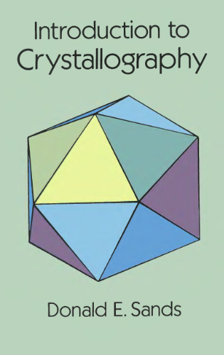 Introduction to Crystallography (Dover Classics of Science and Mathematics)