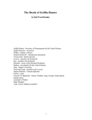 The Death of Griffin Hunter