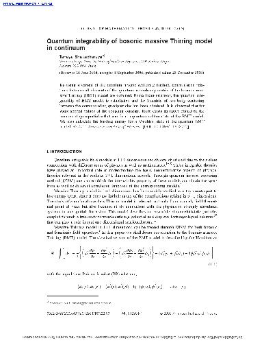 Quantum integrability of bosonic massive Thirring model in continuum