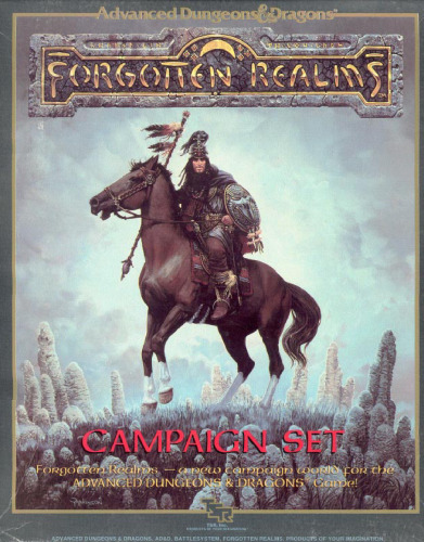 The Forgotten Realms Campaign Set (AD&D Fantasy Roleplaying, 2books + 4maps + HexGrid)