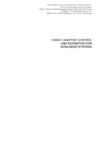 Stable Adaptive Control and Estimation for Nonlinear Systems: Neural and Fuzzy Approximator Techniques