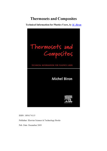 Thermosets and Composites: Technical Information for Plastics Users