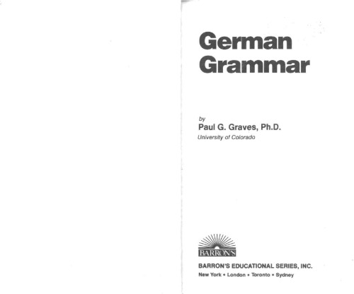 German Grammar