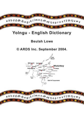 Yolngu - English Dictionary