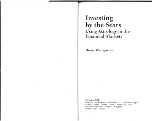 Investing by the Stars: Using Astrology in the Financial Markets