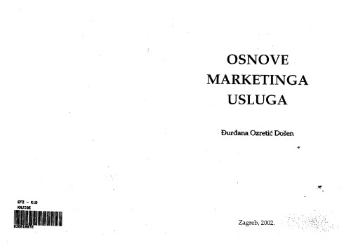 Osnove Marketing usluga