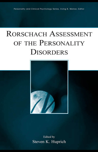 Rorschach Assessment of the Personality Disorders (Lea Series in Personality and Clinical Psychology)