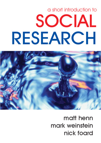 A Short Introduction to Social Research