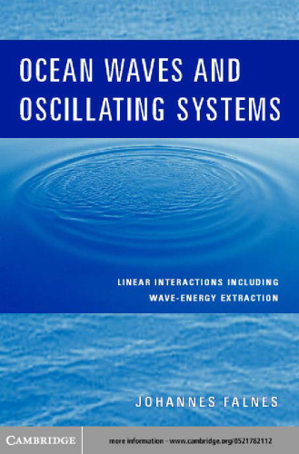 Ocean Waves and Oscillating Systems: Linear Interactions Including Wave-Energy Extraction