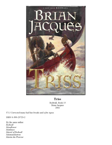Triss: A Tale from Redwall
