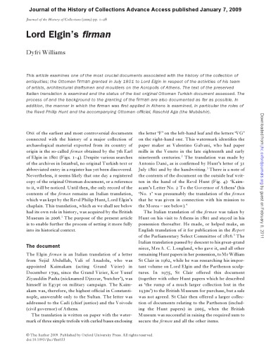 Lord Elgin’s firman