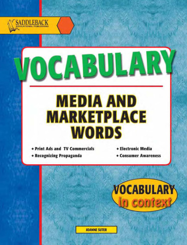 Vocabulary: Media and Marketplace Words (Vocabulary in Context)