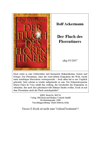Der Fluch des Florentiners: Roman
