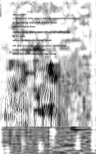 The Agrarian Question in Marx and Its Successors, vol. 1