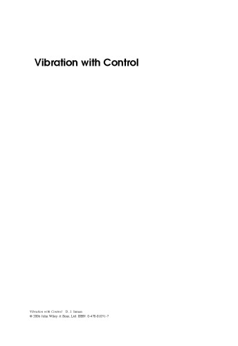 Vibration with Control