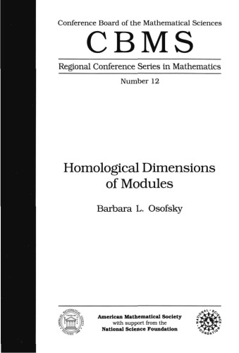 Homological Dimensions of Modules