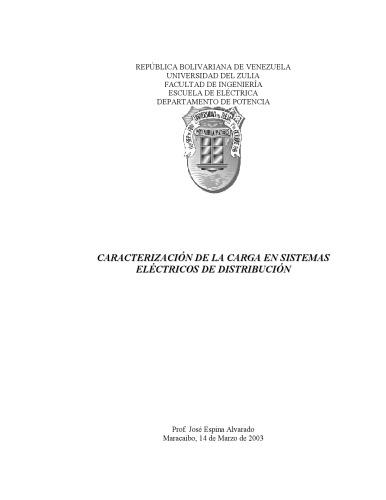 Caracterización de la Carga en Sistemas Eléctricos de Distribución