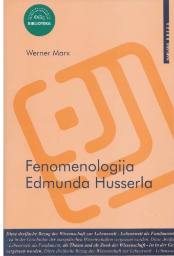 Fenomenologija Edmunda Husserla: uvod