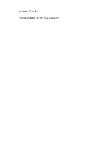 Praxishandbuch Event Management (2. Auflage)