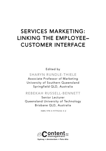 Linking the Employee - Customer Interface