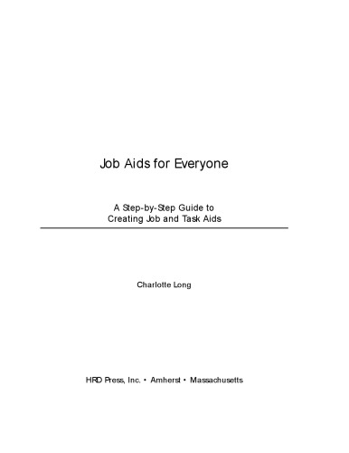 Job Aids for Everyone