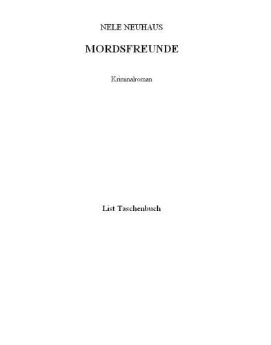Mordsfreunde (Kriminalroman)