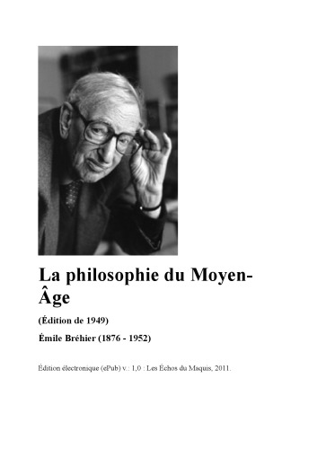 La Philosophie du Moyen-Âge