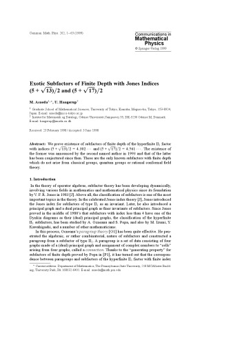 Communications in Mathematical Physics - Volume 202