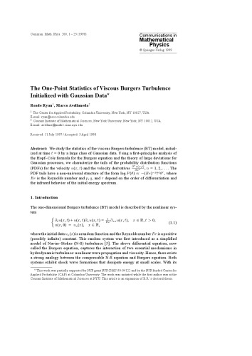 Communications in Mathematical Physics - Volume 200