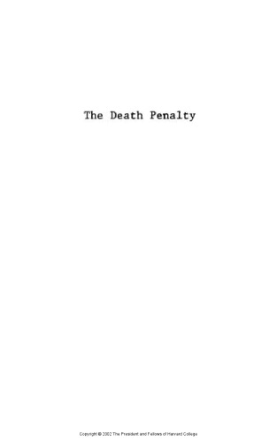 The Death Penalty: An American History