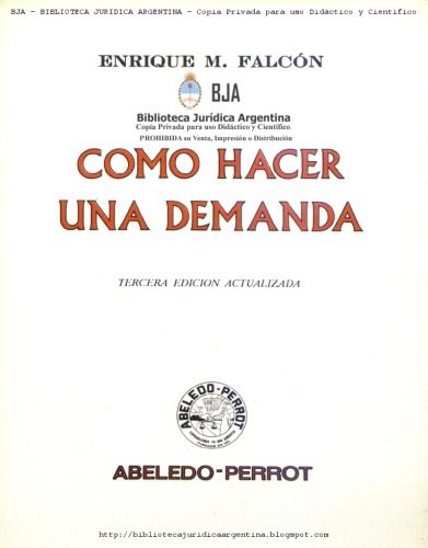 ¿Cómo hacer una demanda?