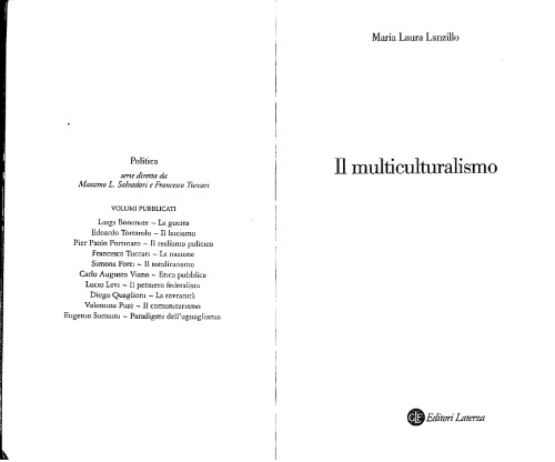 Il Multiculturalismo