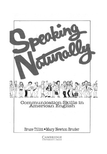 Speaking Naturally: Communication Skills in American English (Student's Book)