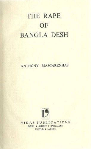 The Rape of Bangla Desh